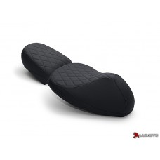 LUIMOTO (Cenno) Rider & Passenger Seat Covers for the Vespa GTV 300 (11-18)